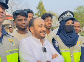 শ্রীমঙ্গলে পর্যটকদের সাথে ঈদের শুভেচ্ছা বিনিময় করলেন এমপি হাজী মুজিব