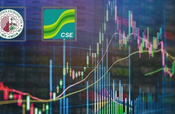 পুঁজিবাজারে সূচকে নিম্নমুখী প্রবণতা, লেনদেনে ঊর্ধ্বগতি