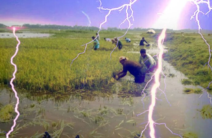 সুনামগঞ্জে বজ্রপাতে ৫ জনের মৃত্যু