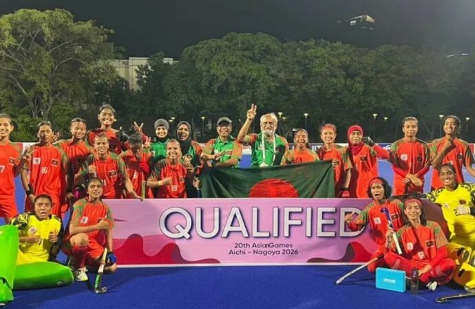 রিয়ার হ্যাটট্রিকে সিঙ্গাপুরকে হারিয়ে হকির ফাইনালে বাংলাদেশ