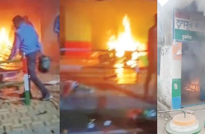 পশ্চিমবঙ্গে ভোট পরবর্তী ব্যাপক রাজনৈতিক সহিংসতা