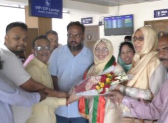 সৈয়দপুরে জনতার অভ্যর্থনায় সিক্ত এমপি বিলকিস