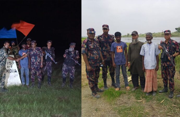 পতাকা বৈঠকের মাধ্যমে নিখোঁজ বাংলাদেশি ভারসাম্যহীন যুবককে ফেরত দিল ভারত