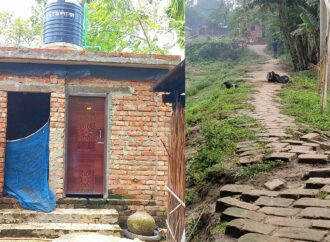 গোপালপুরে সড়কের ইট উধাও, অভিযোগের তীর ইউপি সদস্যের দিকে