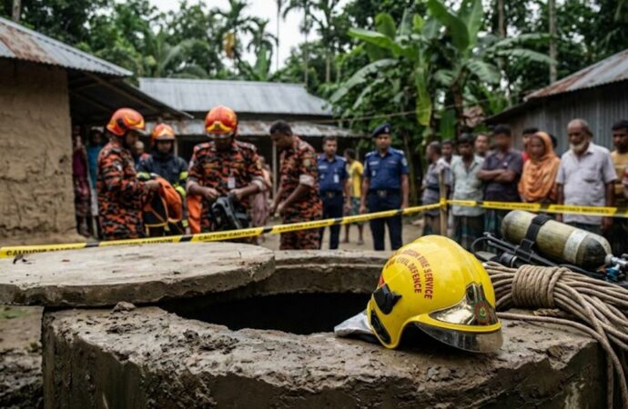 ব্রাহ্মণবাড়িয়ায় সেপটিক ট্যাংকে নেমে ৪ জনের মৃত্যু