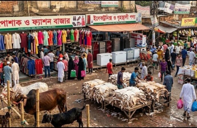 কোরবানির ঈদ ঘিরে দেশের অভ্যন্তরীণ বাজারে চার লাখ কোটি টাকার বাণিজ্যের আভাস