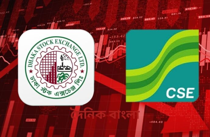 পুঁজিবাজারে সূচকের বড় পতন, হাজার কোটি টাকার নিচে নামলো লেনদেন
