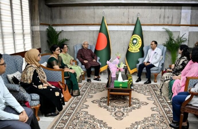 ডেপুটি স্পিকারের সঙ্গে জাতীয় কন্যাশিশু অ্যাডভোকেসি ফোরামের সৌজন্য সাক্ষাৎ
