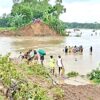 উজানের ঢল ও ভারি বৃষ্টিপাতে তীব্র হচ্ছে বন্যা পরিস্থিতি