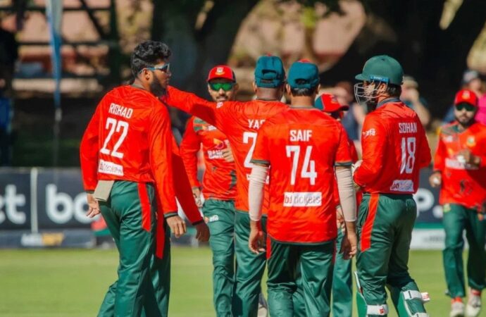 জিম্বাবুয়েকে ৩৪ রানে হারিয়ে সিরিজে টিকে রইল বাংলাদেশ